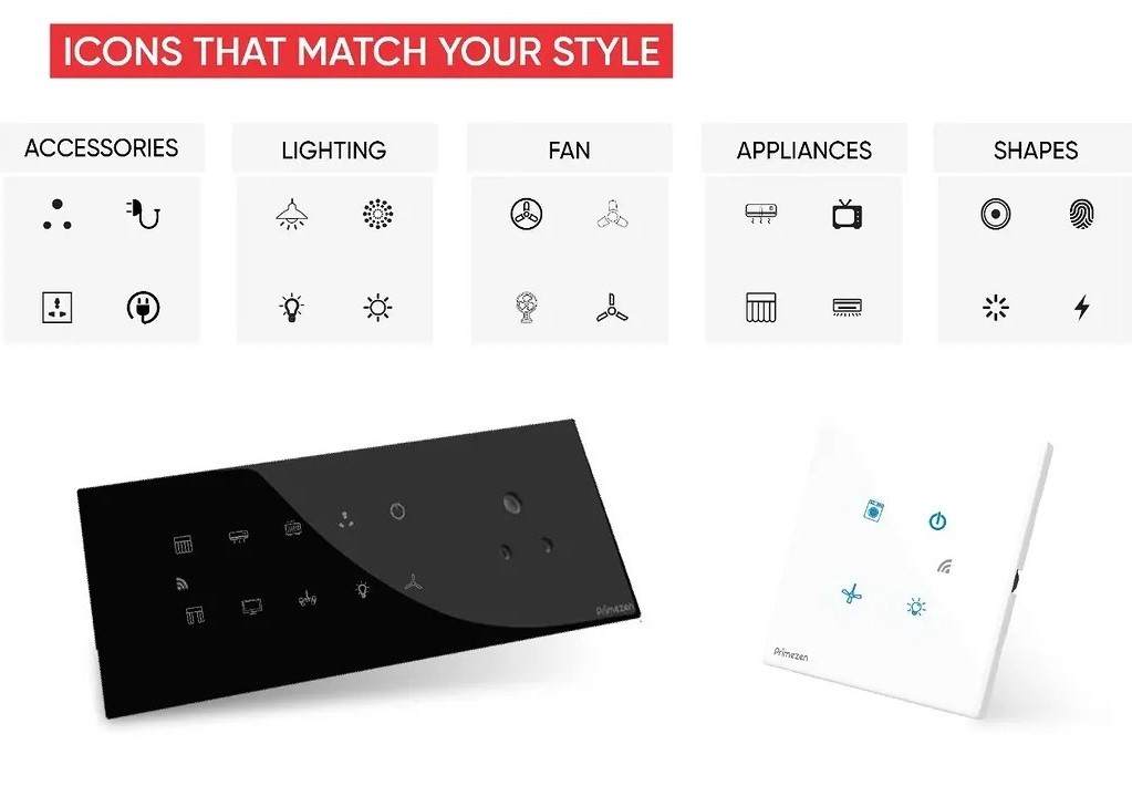 Zen touch panel front view